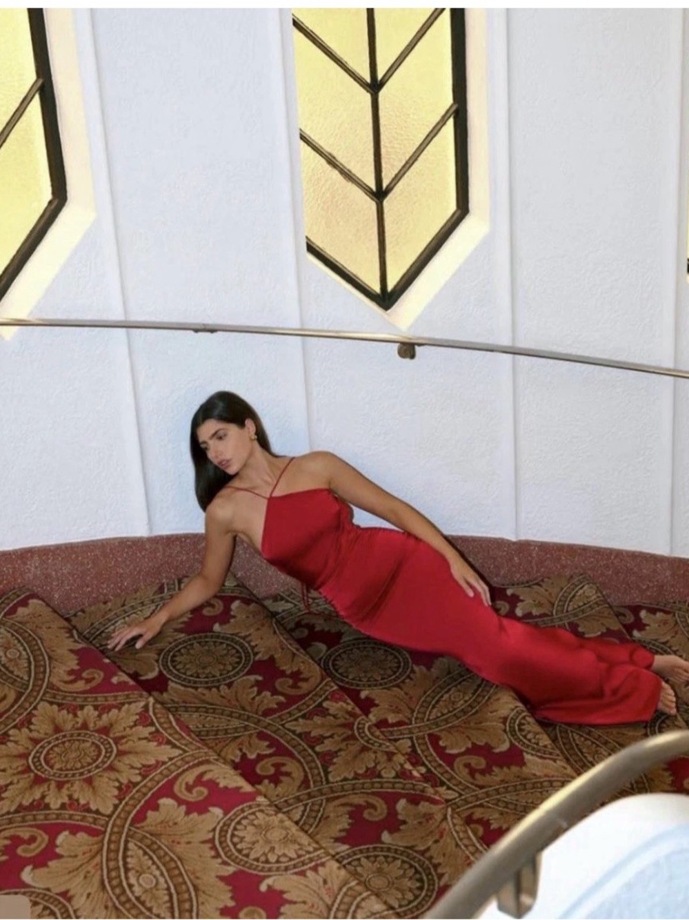 Studio Lexi Red Maxi Claudette Dress Prom Party New Size 4